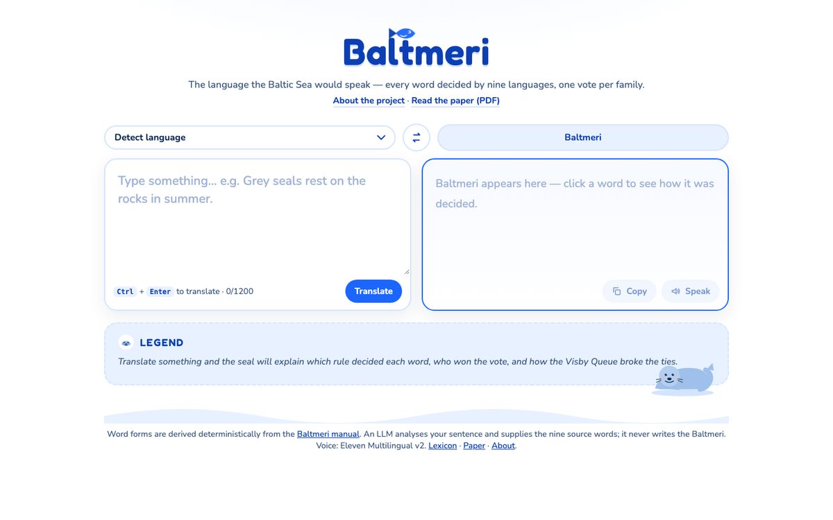 Screenshot of Baltmeri